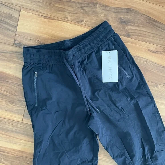 Athleta Women’s Navy Joggers XS tall lightweight Trekkie - Picture 2 of 4